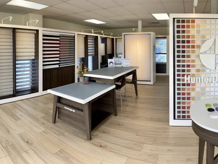 Our Gallery Showroom at SunGard Window Fashions near Dunlap and Washington, Illinois.