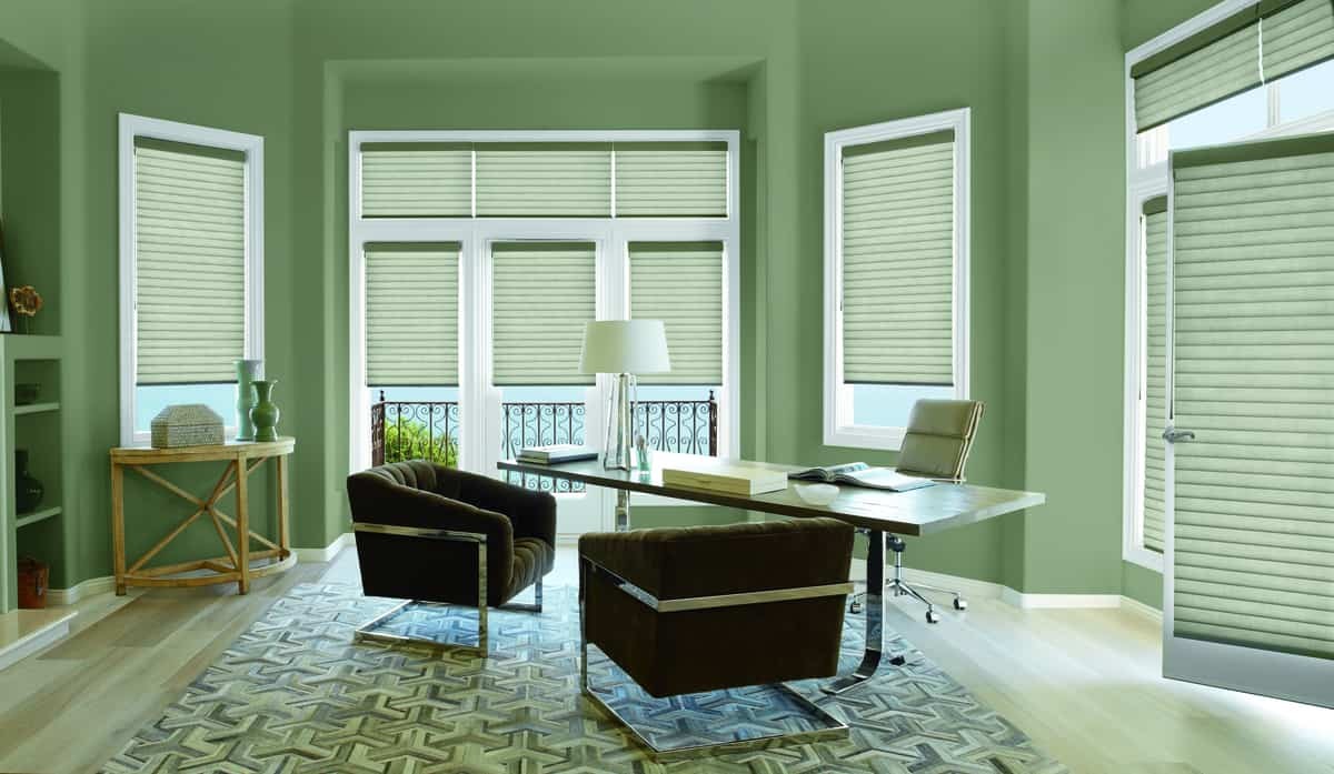 Sonnette® Cellular Roller Shades near Peoria, Illinois (IL) and other insulating window treatments from Hunter Douglas.