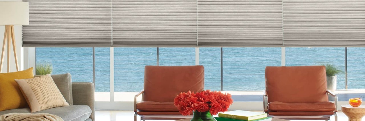 Custom family-friendly window shades, Hunter Douglas Palm Beach™ Polysatin™ Shutters near Peoria, Illinois (IL)