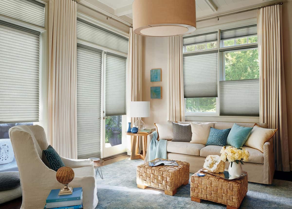 Energy Saving Window Shades, Honeycomb Shades, Hunter Douglas Duette® Honeycomb Shades near Peoria, Illinois (IL)