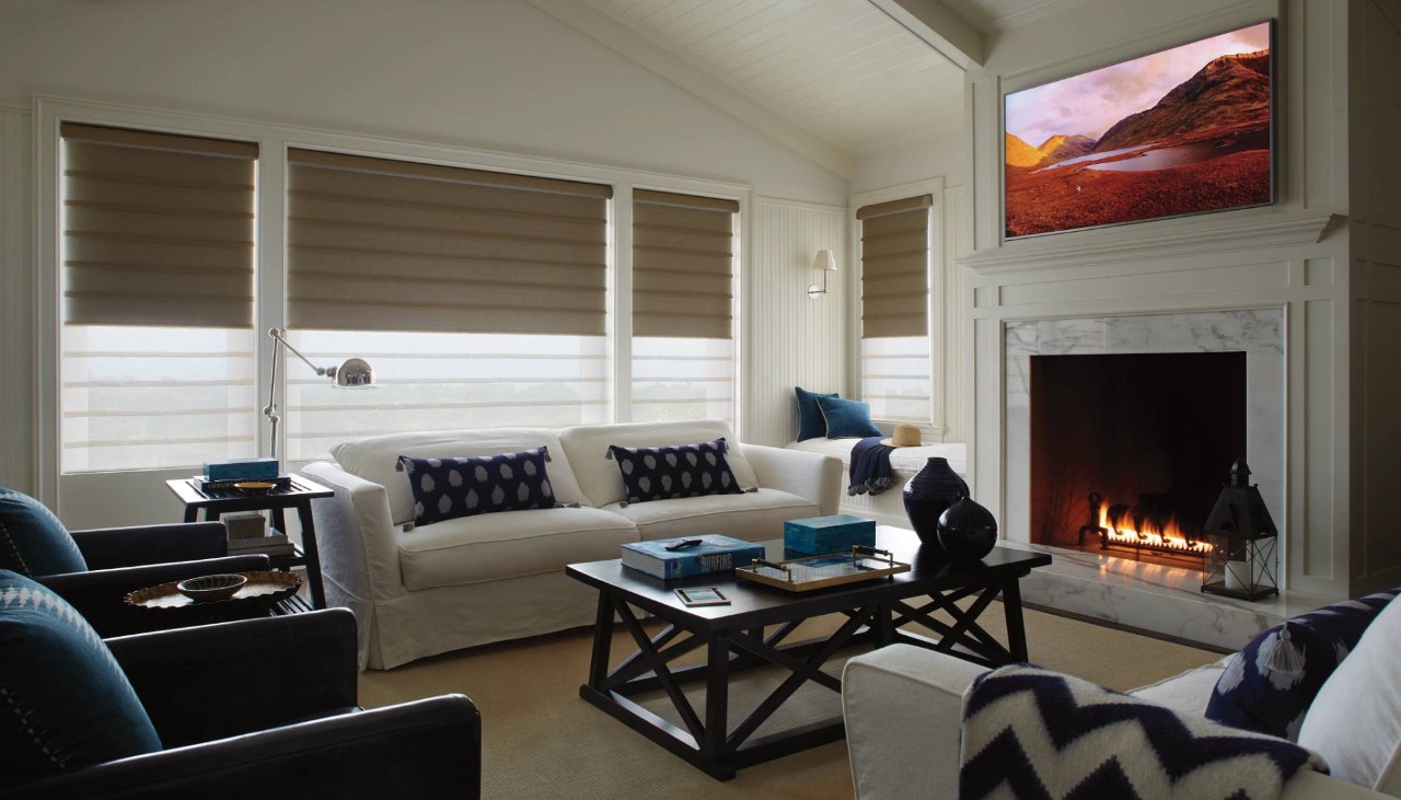 Hunter Douglas Vignette® Roman Shades near Peoria, Illinois (IL)