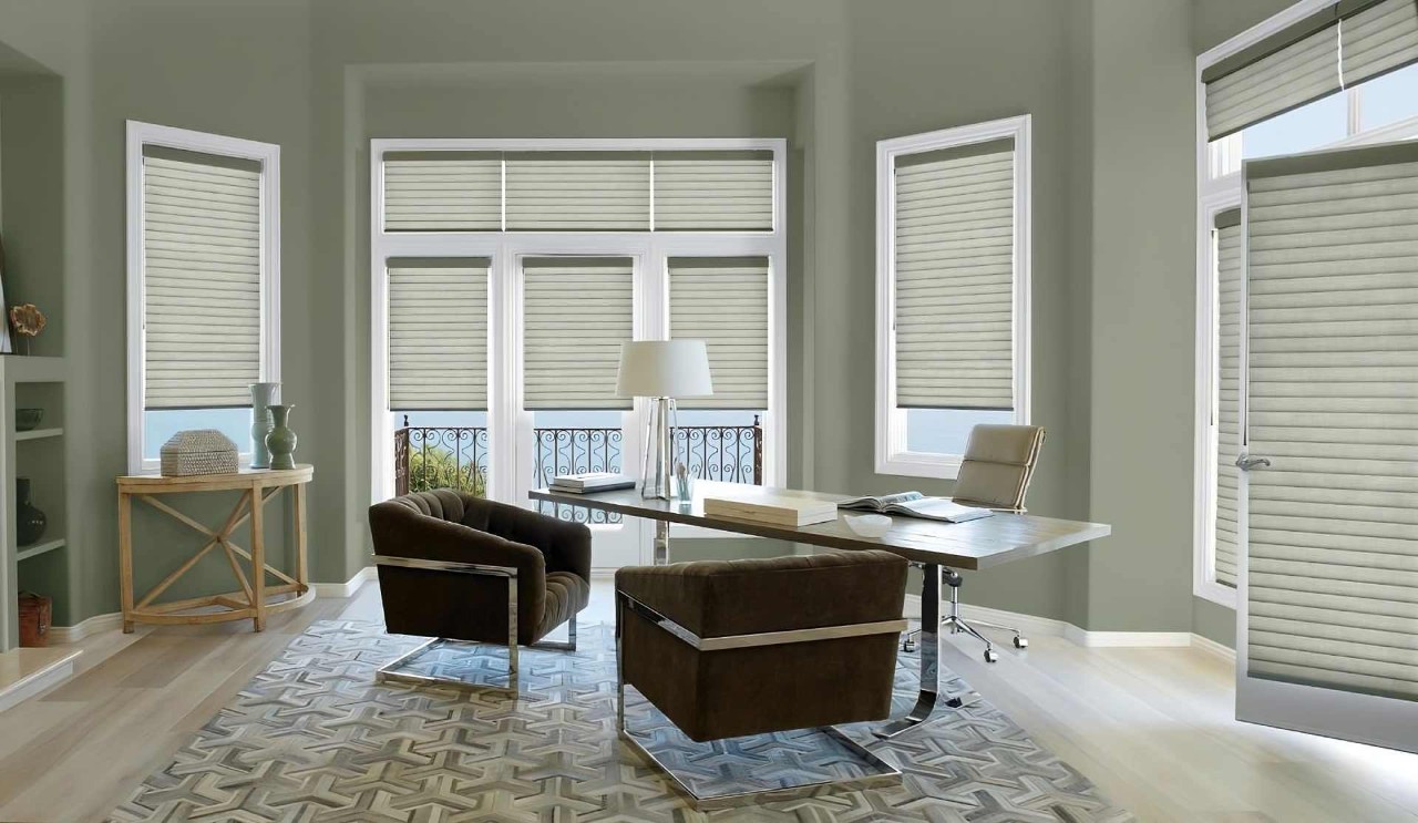 Two Window Shades in One, Hunter Douglas Sonnette® Roller Shades near Peoria, Illinois (IL)