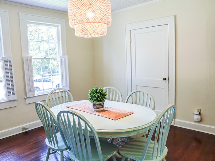 Refresh reclaimed chairs for your kitchen—or any other room